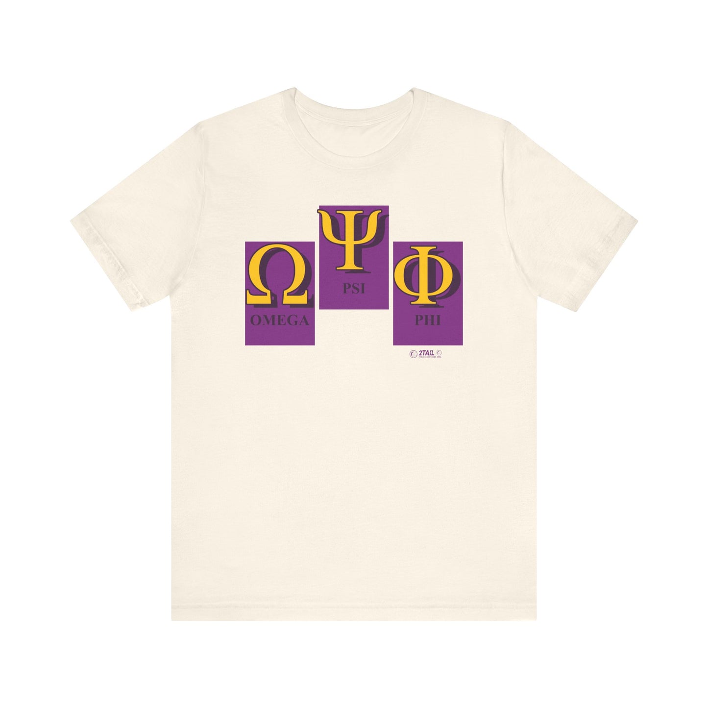 Brotherhood Letters Omega Psi Phi - Unisex Jersey Short Sleeve Tee