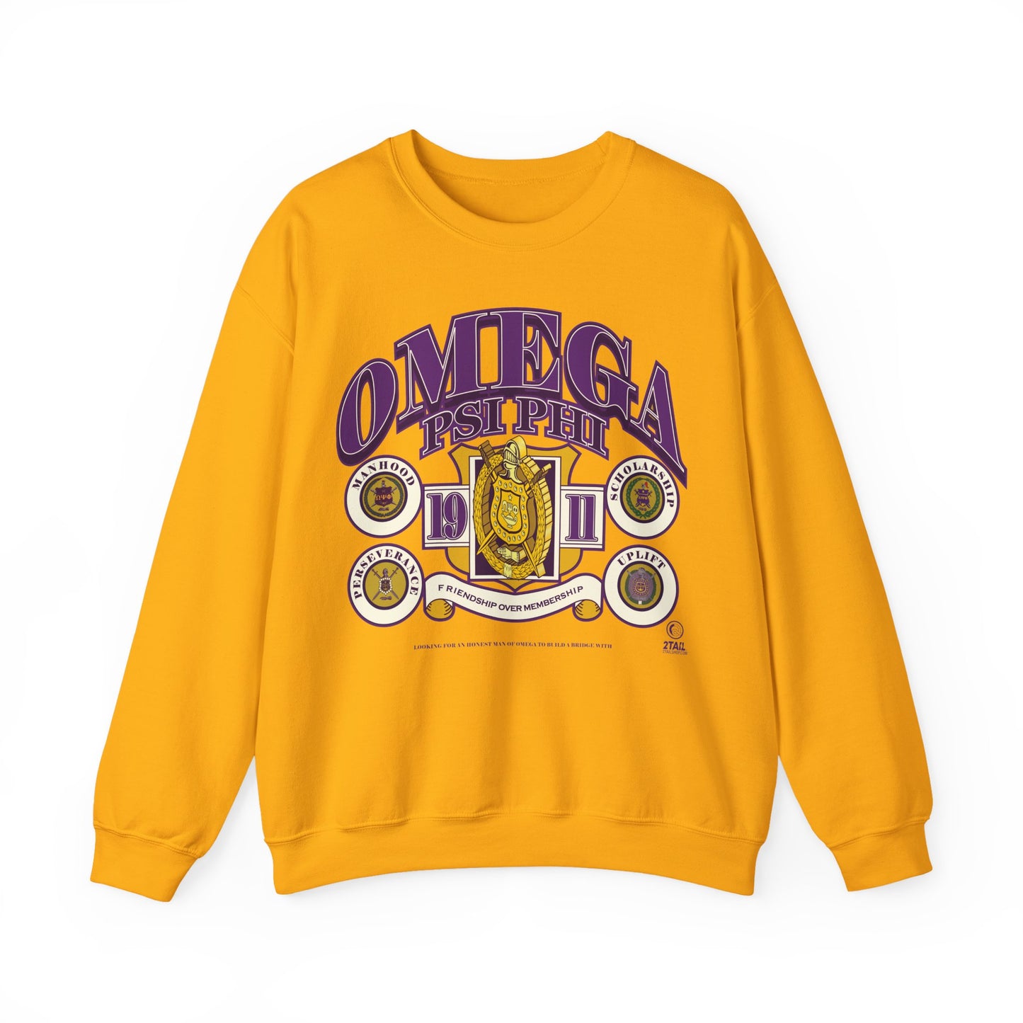 FOM Omega Psi Phi - Unisex Heavy Blend™ Crewneck Sweatshirt