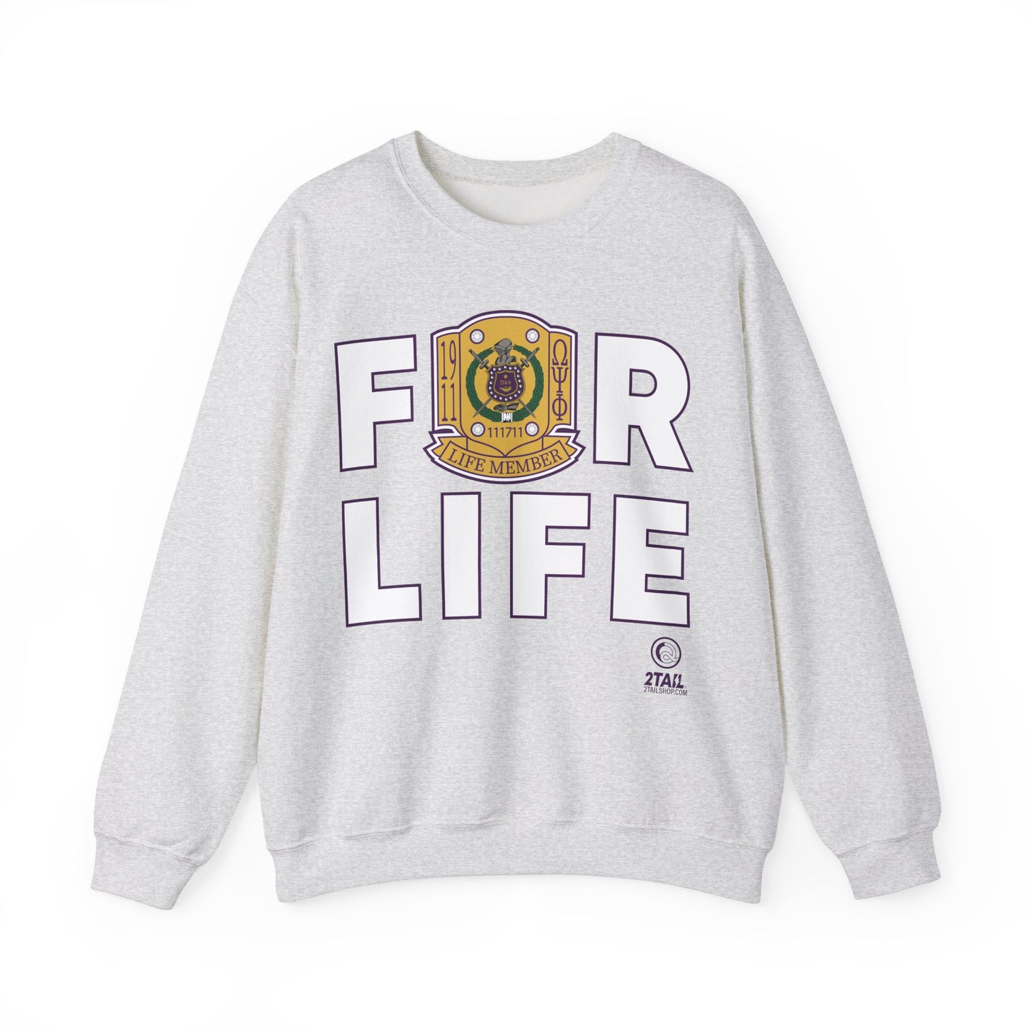 Omega Psi Phi for Life - Unisex Heavy Blend™ Crewneck Sweatshirt