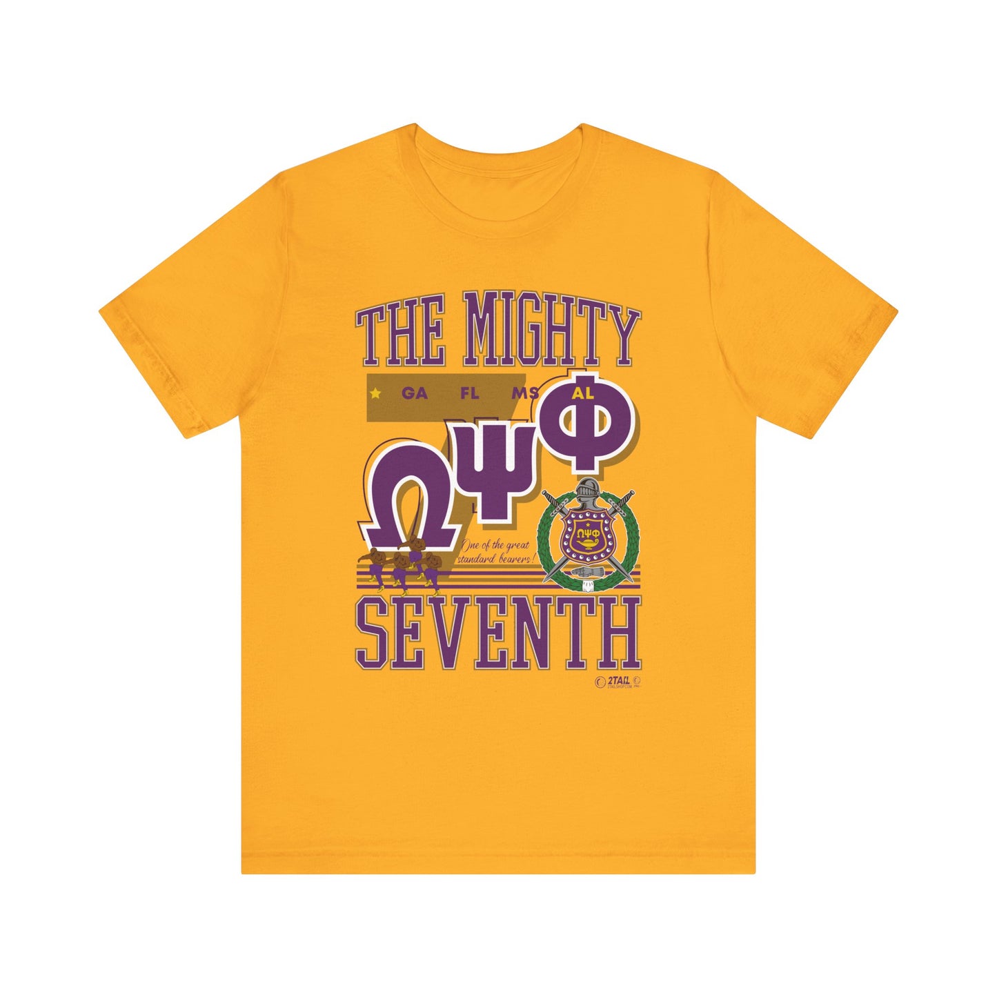 Seventh District of Omega Psi Phi - Unisex Jersey Short Sleeve Tee