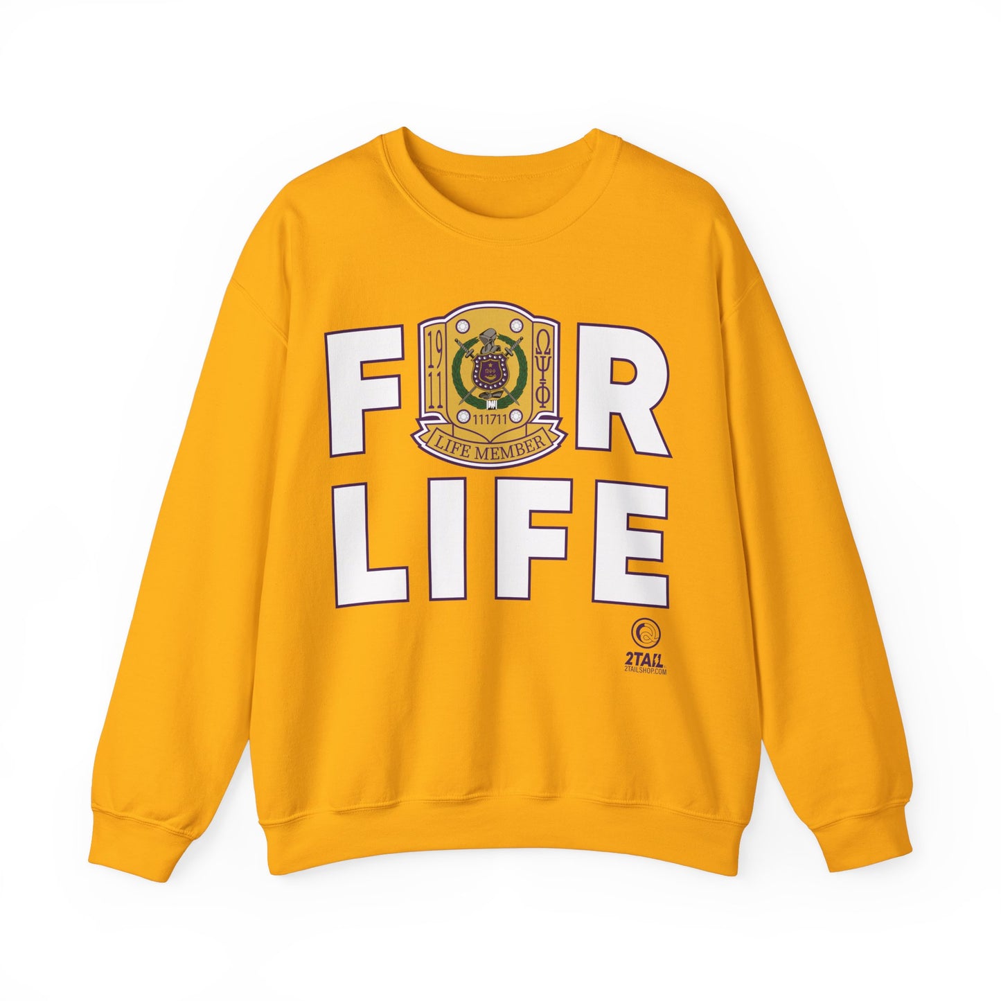 Omega Psi Phi for Life - Unisex Heavy Blend™ Crewneck Sweatshirt