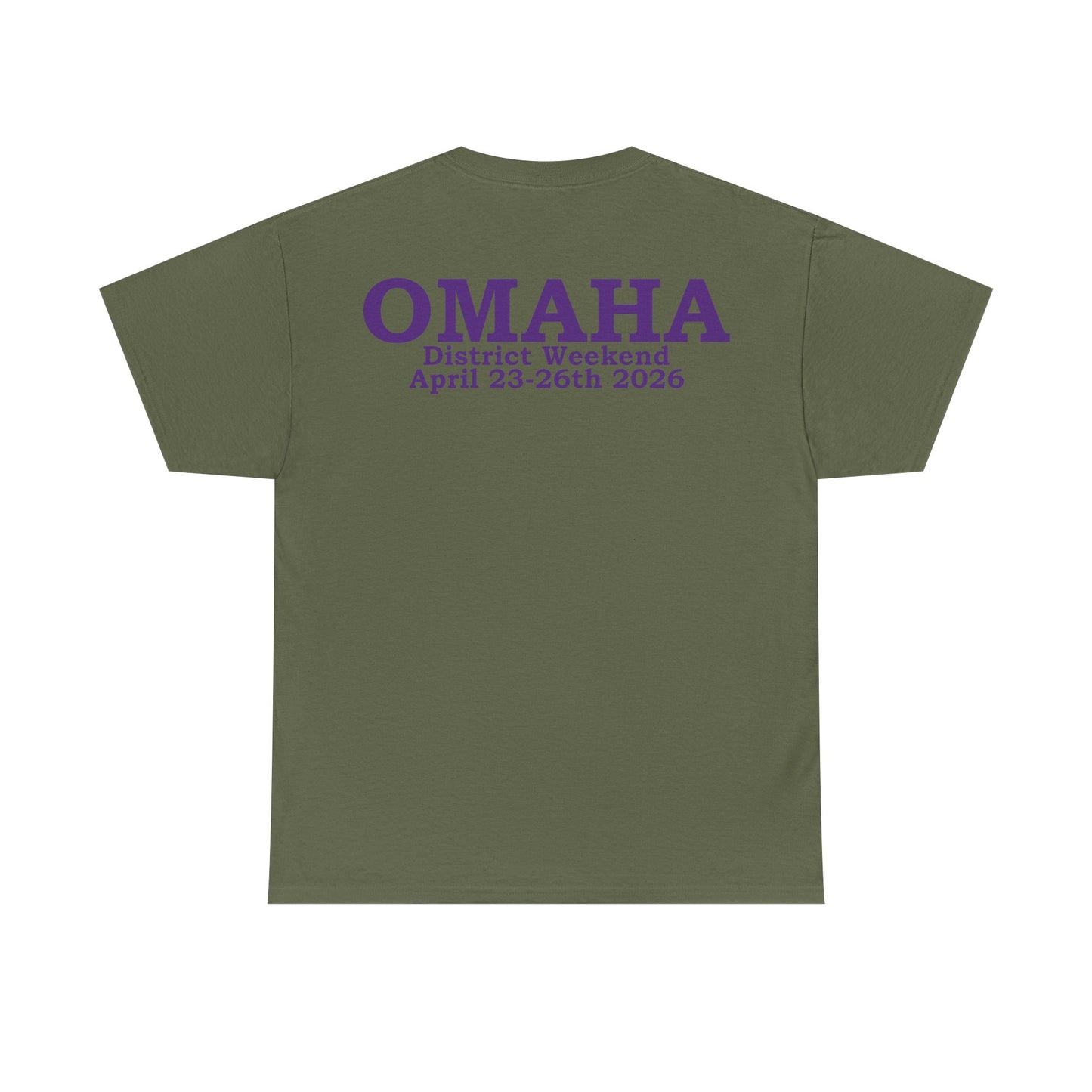 2026 Eighth District of Omega Psi Phi - Unisex Heavy Cotton Tee