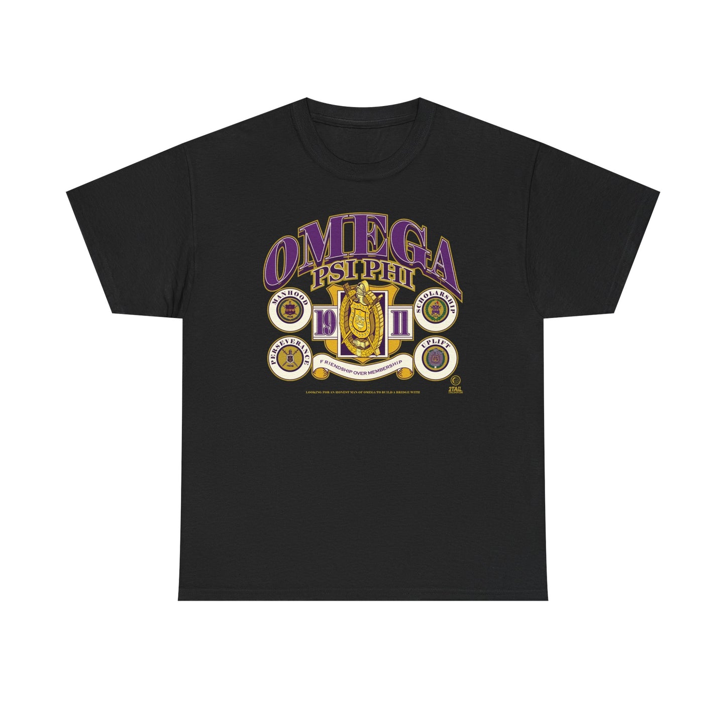 FOM Omega Psi Phi - Unisex Heavy Cotton Tee