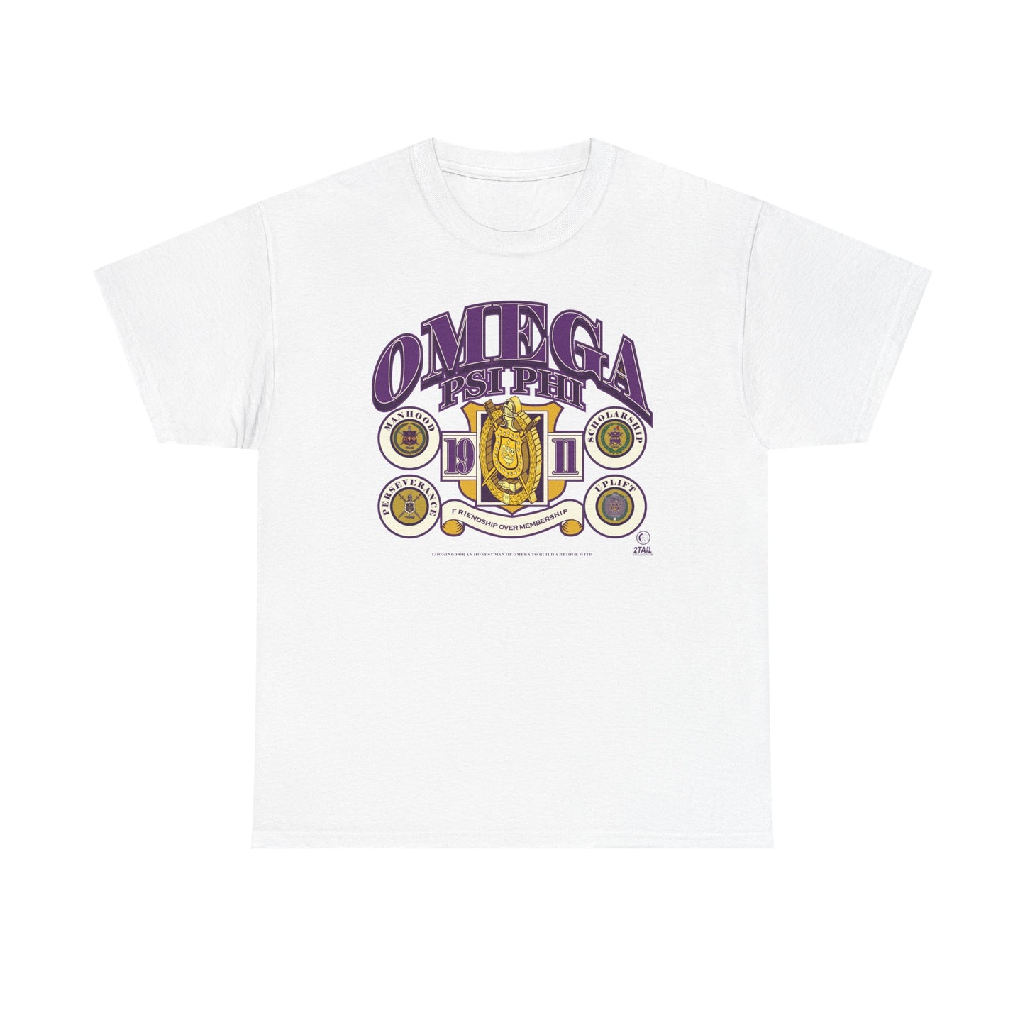 FOM Omega Psi Phi - Unisex Heavy Cotton Tee