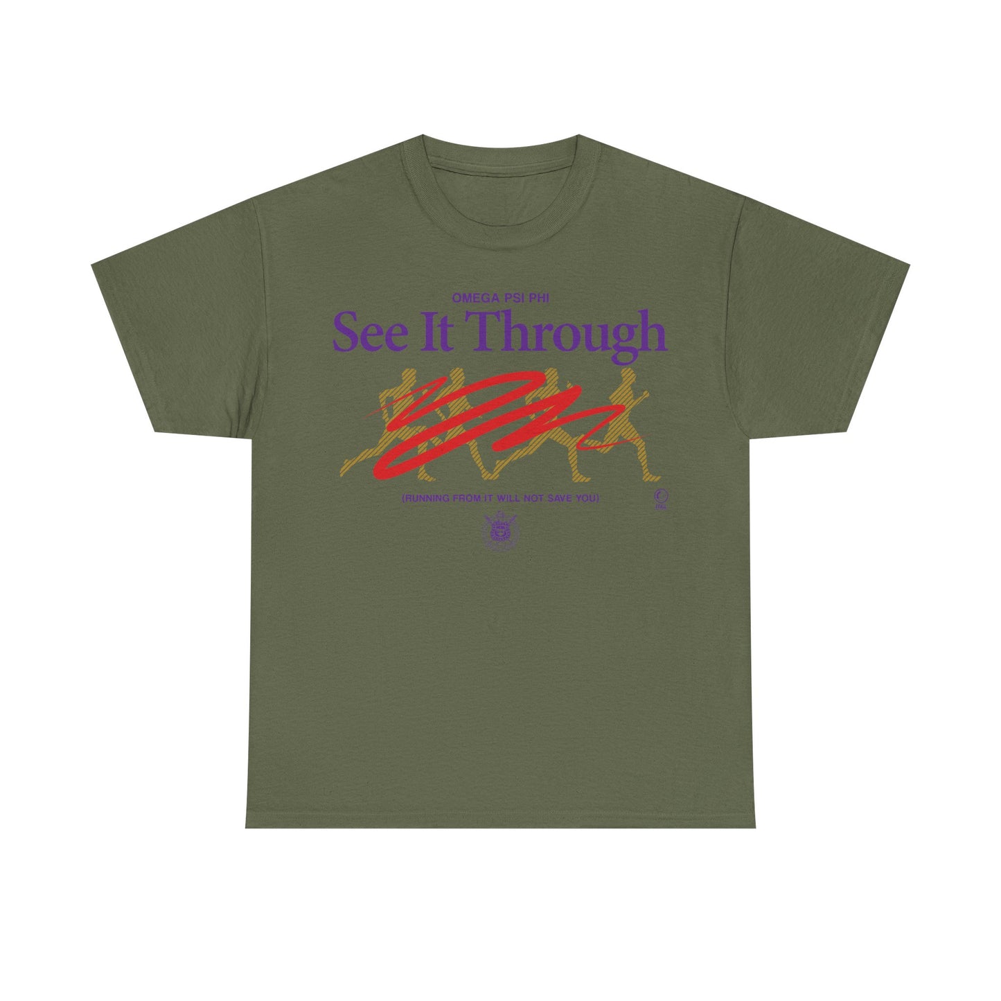 See It Through to Omega Psi Phi - Unisex Heavy Cotton Tee