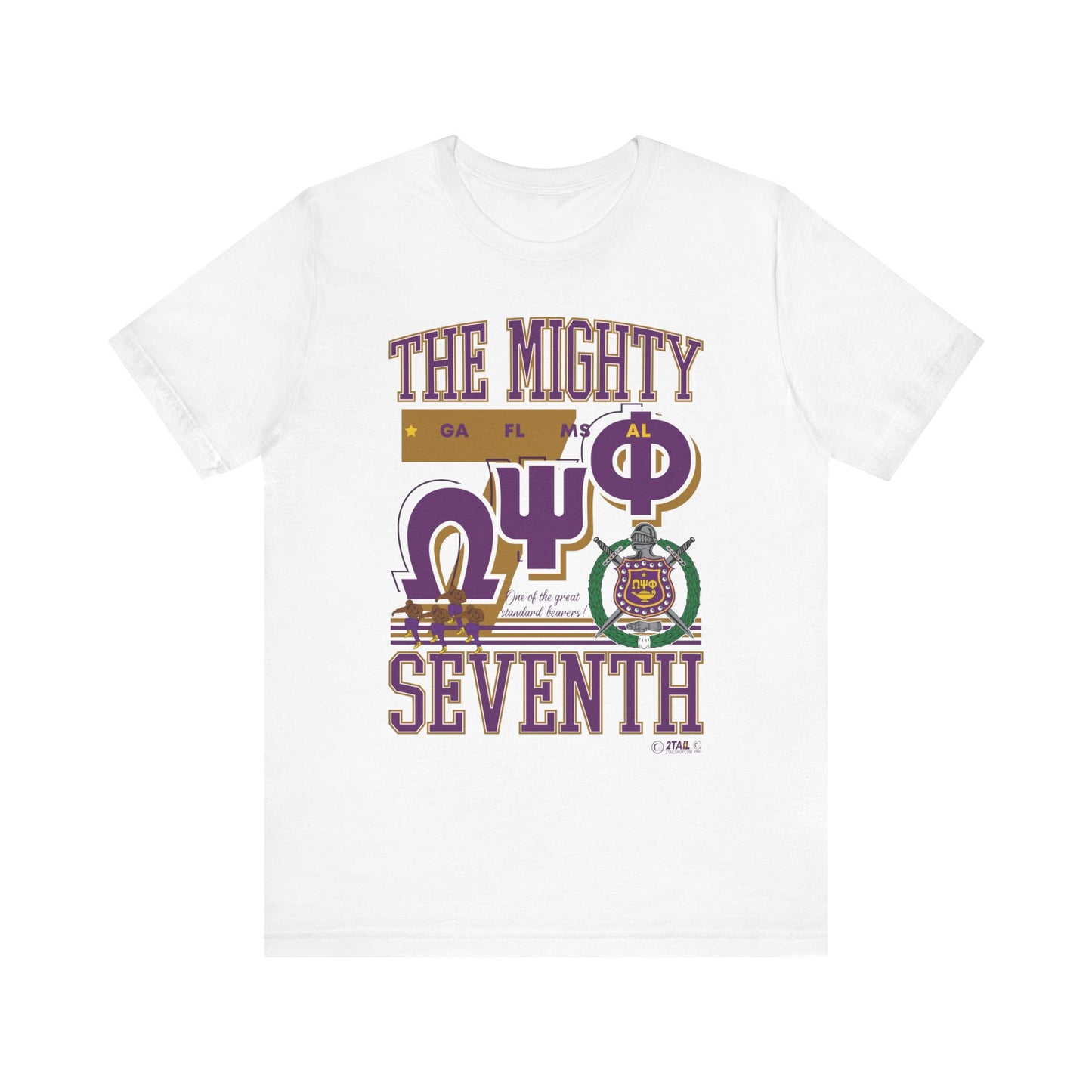 Seventh District of Omega Psi Phi - Unisex Jersey Short Sleeve Tee