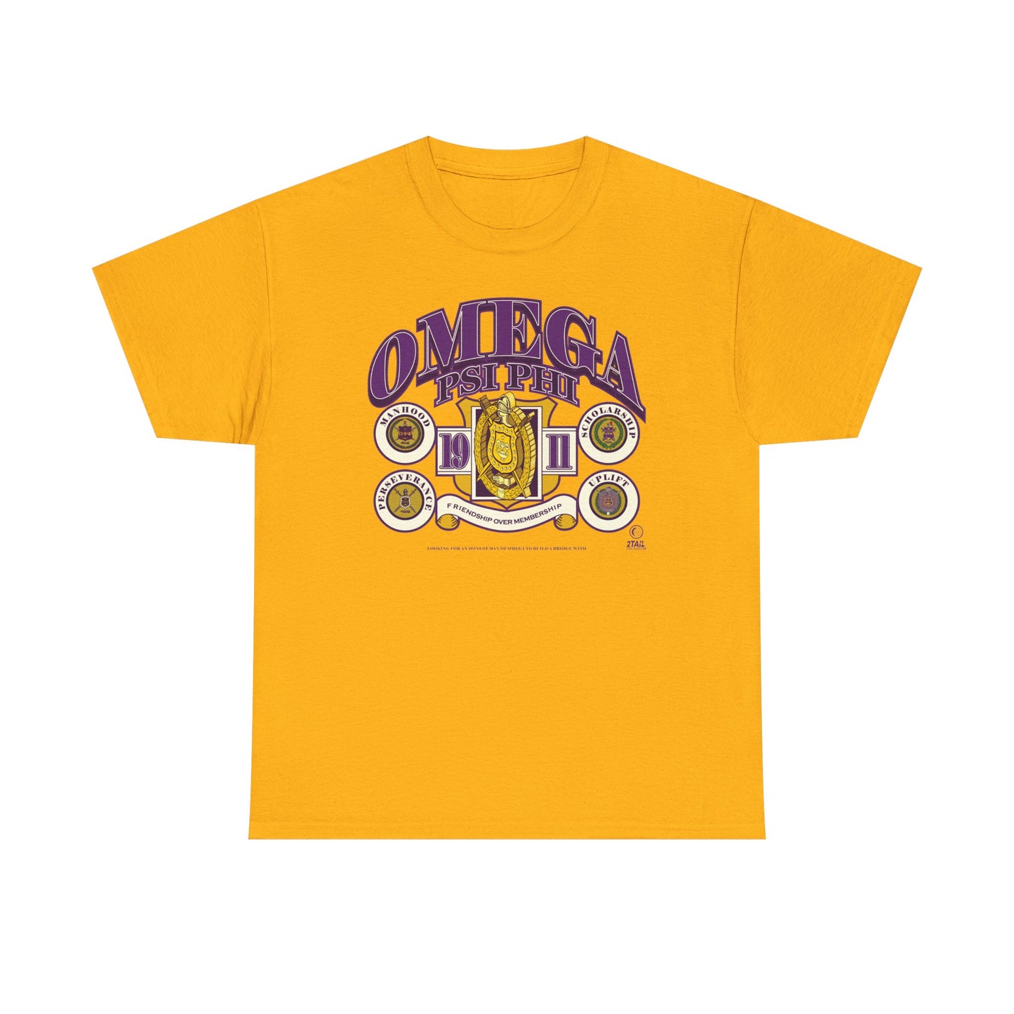 FOM Omega Psi Phi - Unisex Heavy Cotton Tee