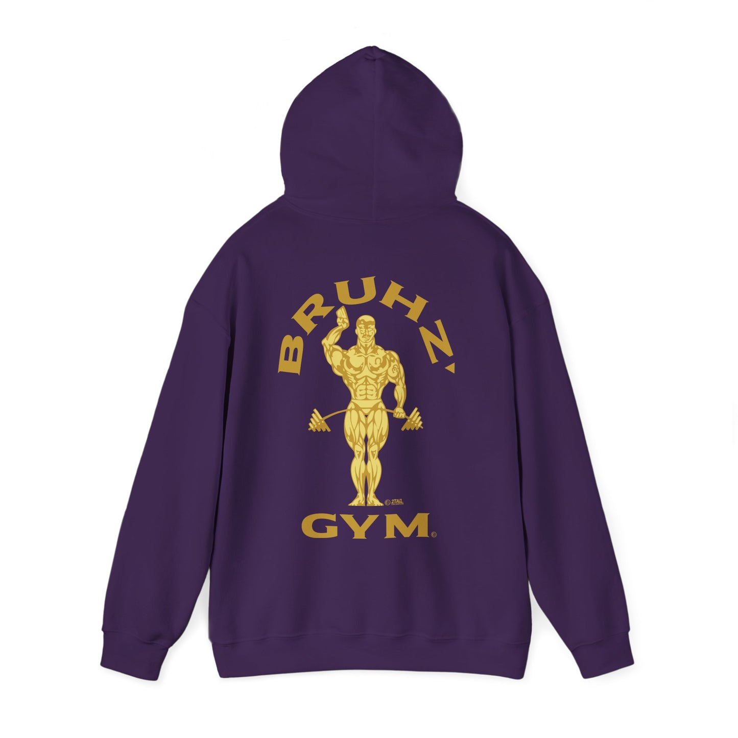 Bruhz' Gym Double Sided Multicolor - Unisex Heavy Blend™ Hooded Sweatshirt