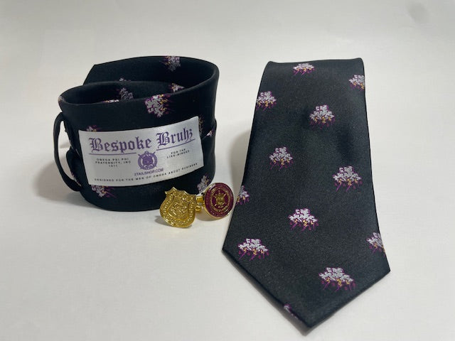 Ties of Omega Psi Phi - Bespoke Bruhz Neckties