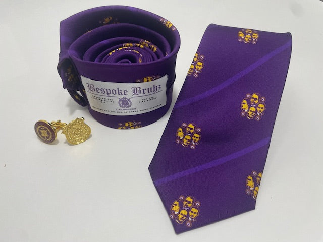 Ties of Omega Psi Phi - Bespoke Bruhz Neckties