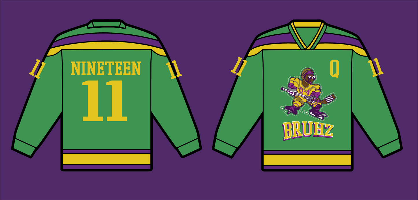 *PREORDER* Mighty Bruhz Omega Psi Phi - Hockey Jersey