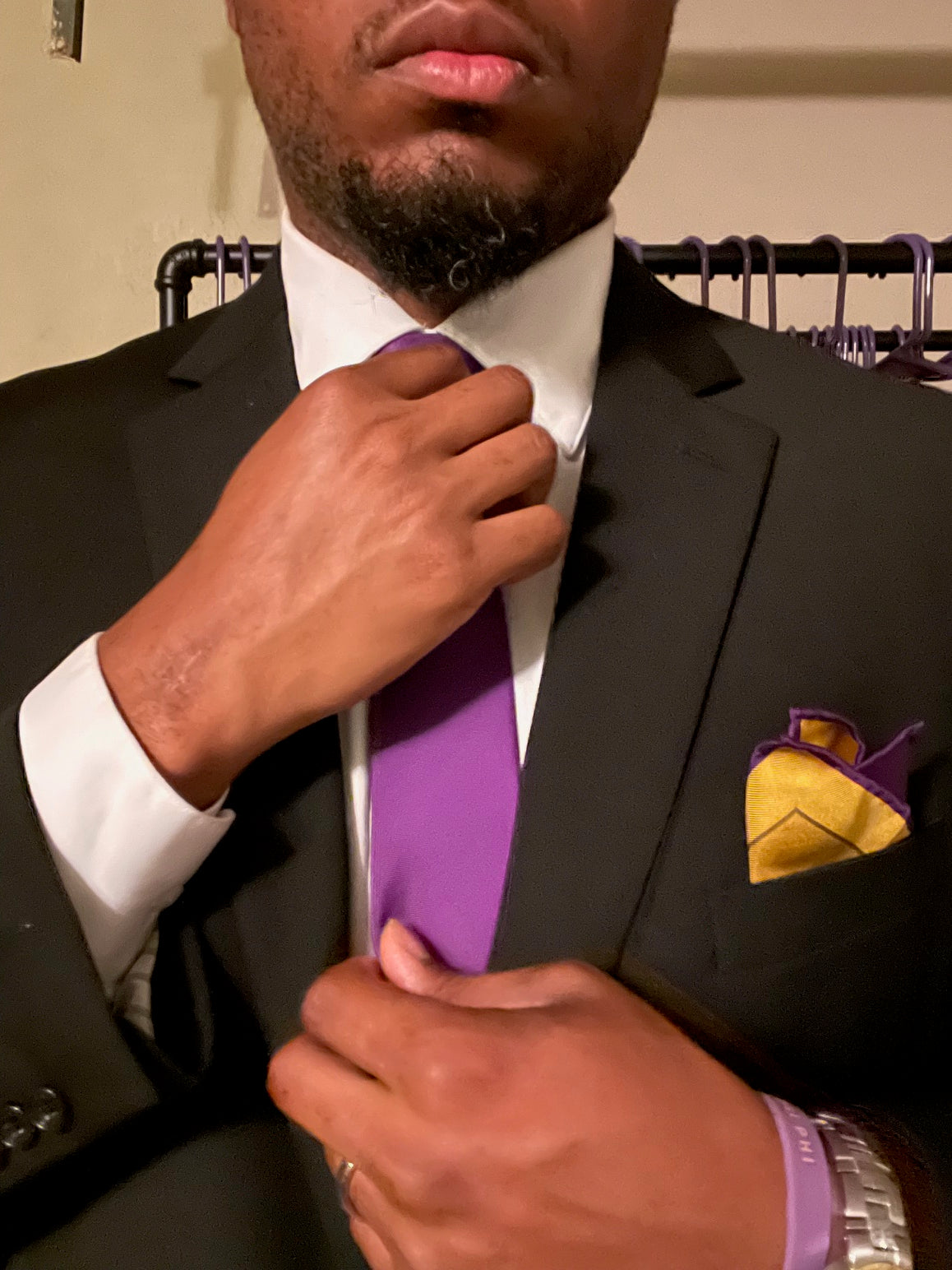 Ties of Omega Psi Phi - Bespoke Bruhz Neckties