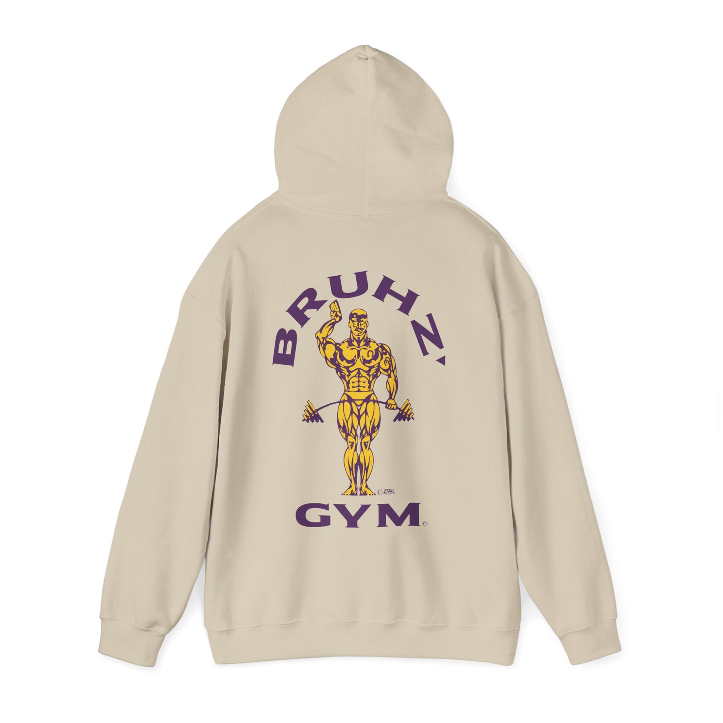 Bruhz' Gym Double Sided Multicolor - Unisex Heavy Blend™ Hooded Sweatshirt