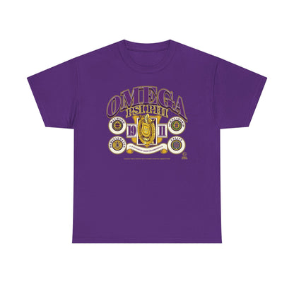 FOM Omega Psi Phi - Unisex Heavy Cotton Tee