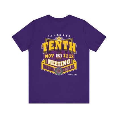 1937 Meeting for the 10th District of Omega Psi Phi- Unisex Jersey Short Sleeve Tee