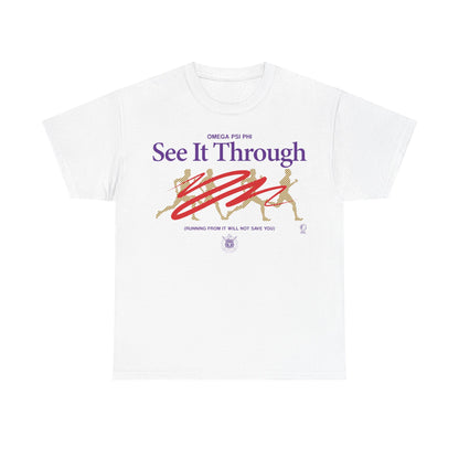 See It Through to Omega Psi Phi - Unisex Heavy Cotton Tee