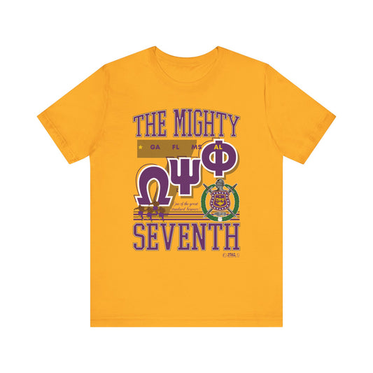 Seventh District of Omega Psi Phi - Unisex Jersey Short Sleeve Tee