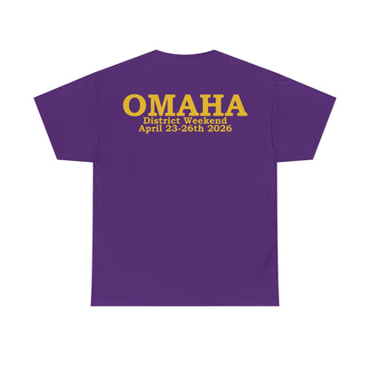 2026 Eighth District of Omega Psi Phi - Unisex Heavy Cotton Tee