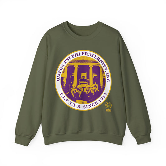 The Foundation of Omega Psi Phi - Unisex Heavy Blend™ Crewneck Sweatshirt