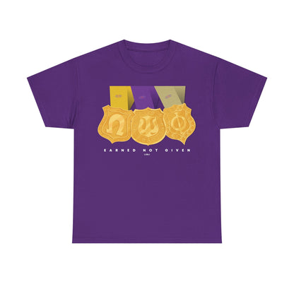 Earned Not Given Omega Psi Phi - Unisex Heavy Cotton Tee