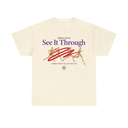 See It Through to Omega Psi Phi - Unisex Heavy Cotton Tee