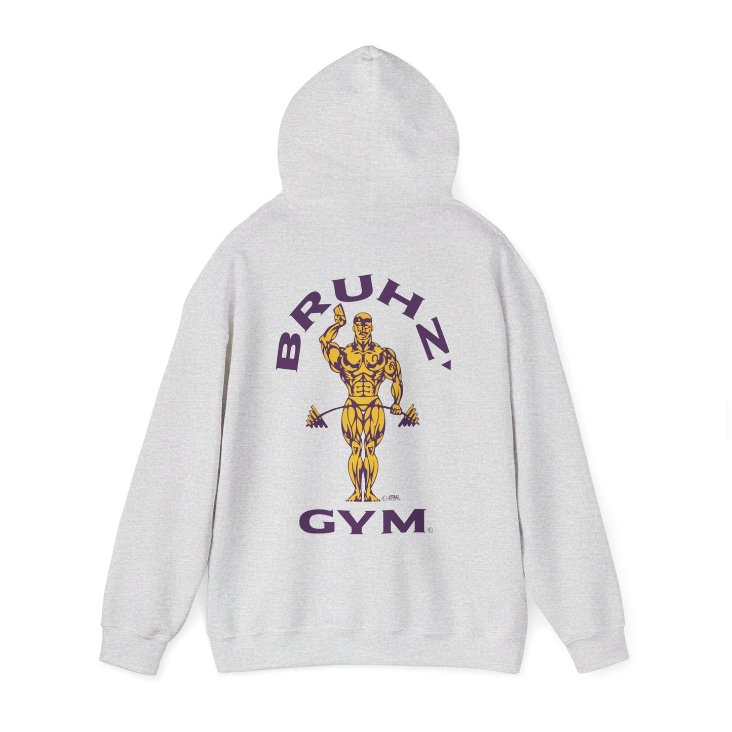Bruhz' Gym Double Sided Multicolor - Unisex Heavy Blend™ Hooded Sweatshirt