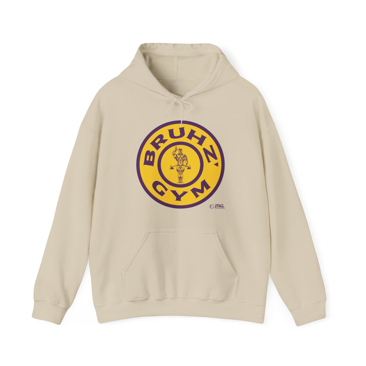 Bruhz' Gym Double Sided Multicolor - Unisex Heavy Blend™ Hooded Sweatshirt