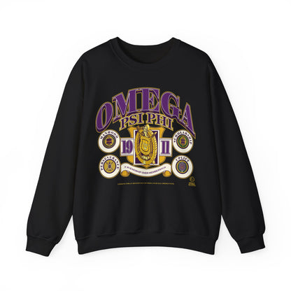 FOM Omega Psi Phi - Unisex Heavy Blend™ Crewneck Sweatshirt