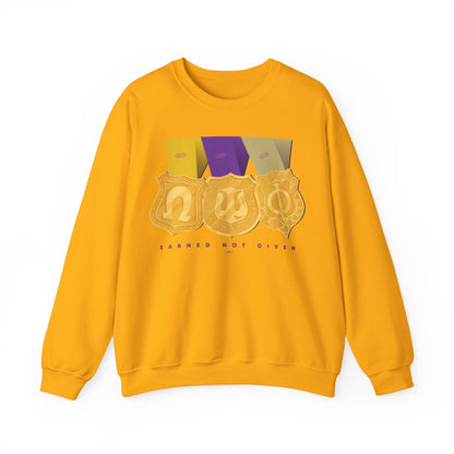Earned Not Given Omega Psi Phi - Unisex Heavy Blend™ Crewneck Sweatshirt
