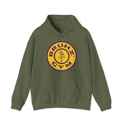 Bruhz' Gym Double Sided Multicolor - Unisex Heavy Blend™ Hooded Sweatshirt