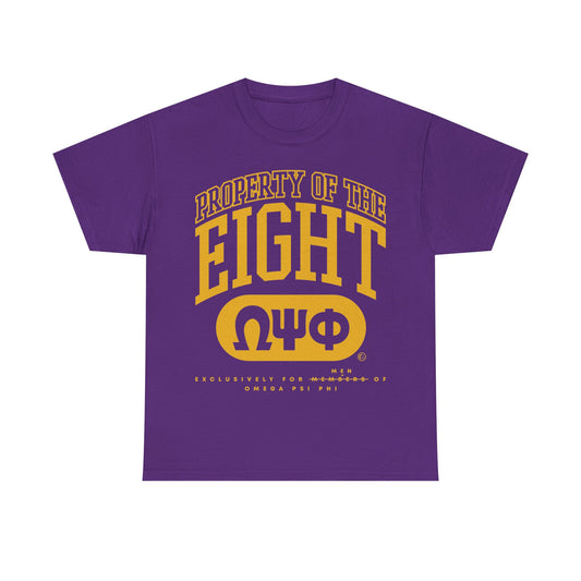 Property of the Eight Men of Omega Psi Phi - Unisex Heavy Cotton Tee