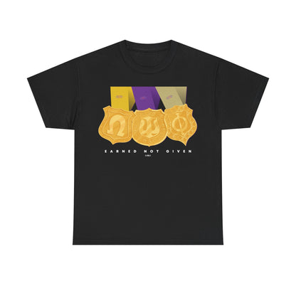 Earned Not Given Omega Psi Phi - Unisex Heavy Cotton Tee