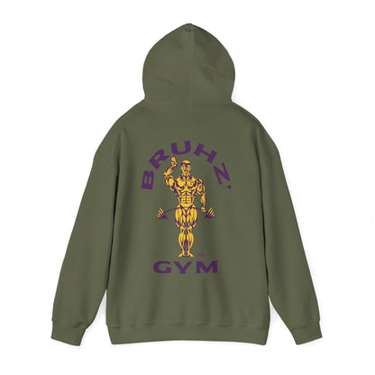 Bruhz' Gym Double Sided Multicolor - Unisex Heavy Blend™ Hooded Sweatshirt