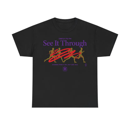 See It Through to Omega Psi Phi - Unisex Heavy Cotton Tee