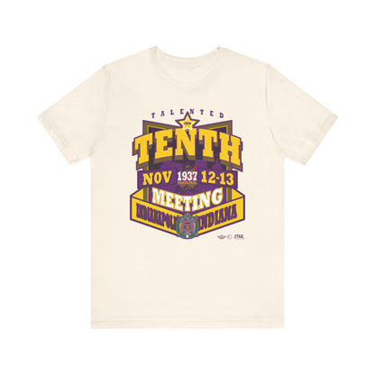 1937 Meeting for the 10th District of Omega Psi Phi- Unisex Jersey Short Sleeve Tee