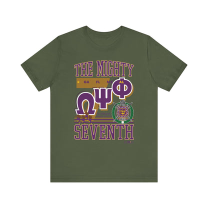 Seventh District of Omega Psi Phi - Unisex Jersey Short Sleeve Tee