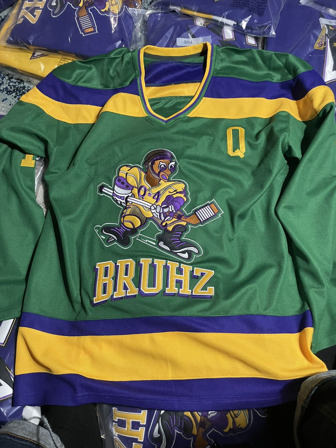 *PREORDER* Mighty Bruhz Omega Psi Phi - Hockey Jersey