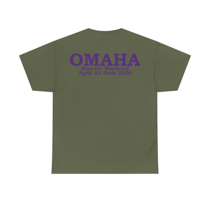 2026 Eighth District of Omega Psi Phi - Unisex Heavy Cotton Tee