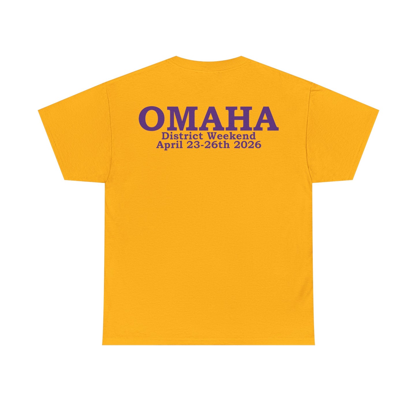 2026 Eighth District of Omega Psi Phi - Unisex Heavy Cotton Tee
