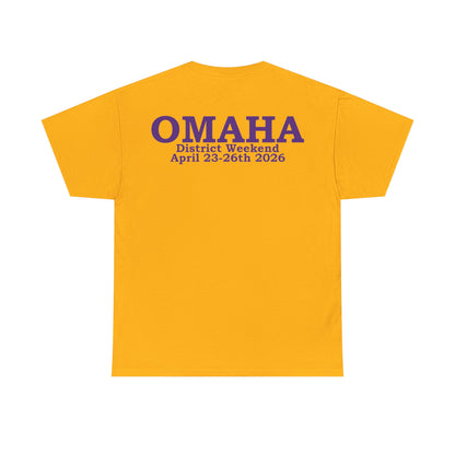 2026 Eighth District of Omega Psi Phi - Unisex Heavy Cotton Tee