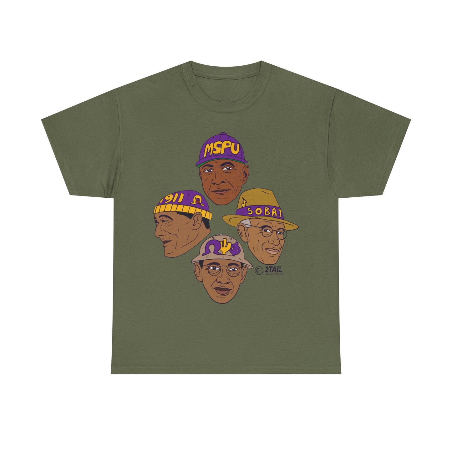 O Most Noblemen of Omega Psi Phi - Unisex Heavy Cotton Tee