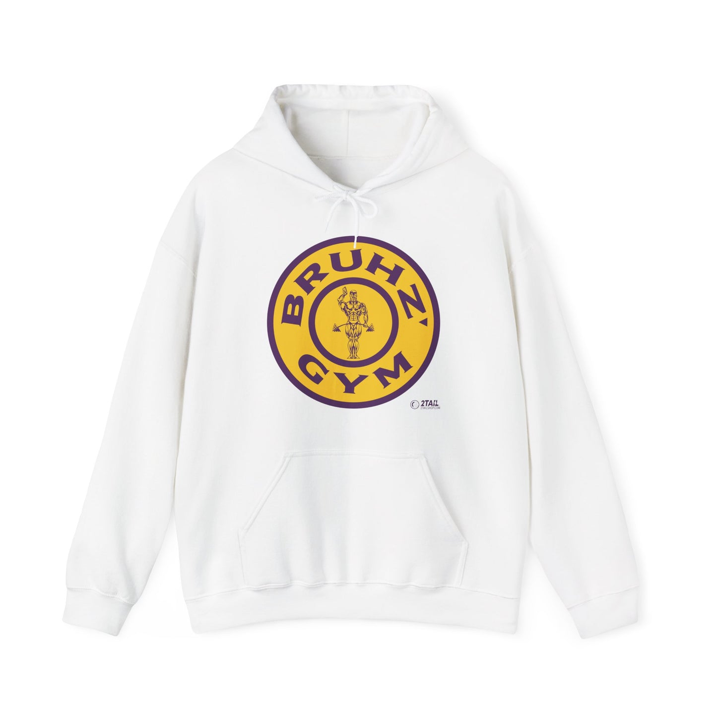 Bruhz' Gym Double Sided Multicolor - Unisex Heavy Blend™ Hooded Sweatshirt