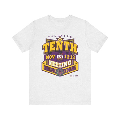1937 Meeting for the 10th District of Omega Psi Phi- Unisex Jersey Short Sleeve Tee