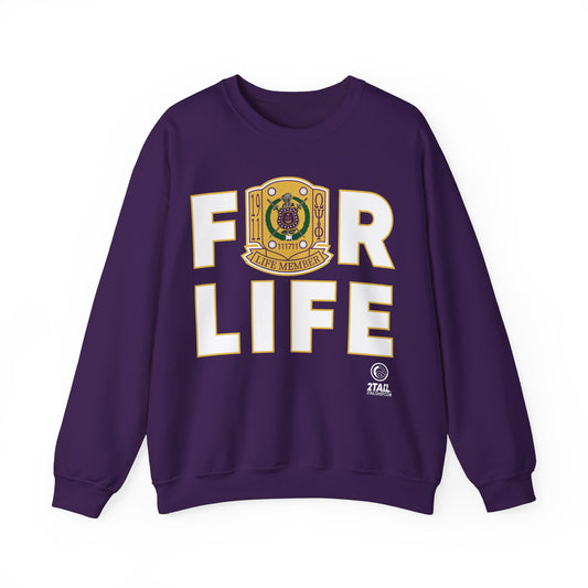 Omega Psi Phi for Life - Unisex Heavy Blend™ Crewneck Sweatshirt