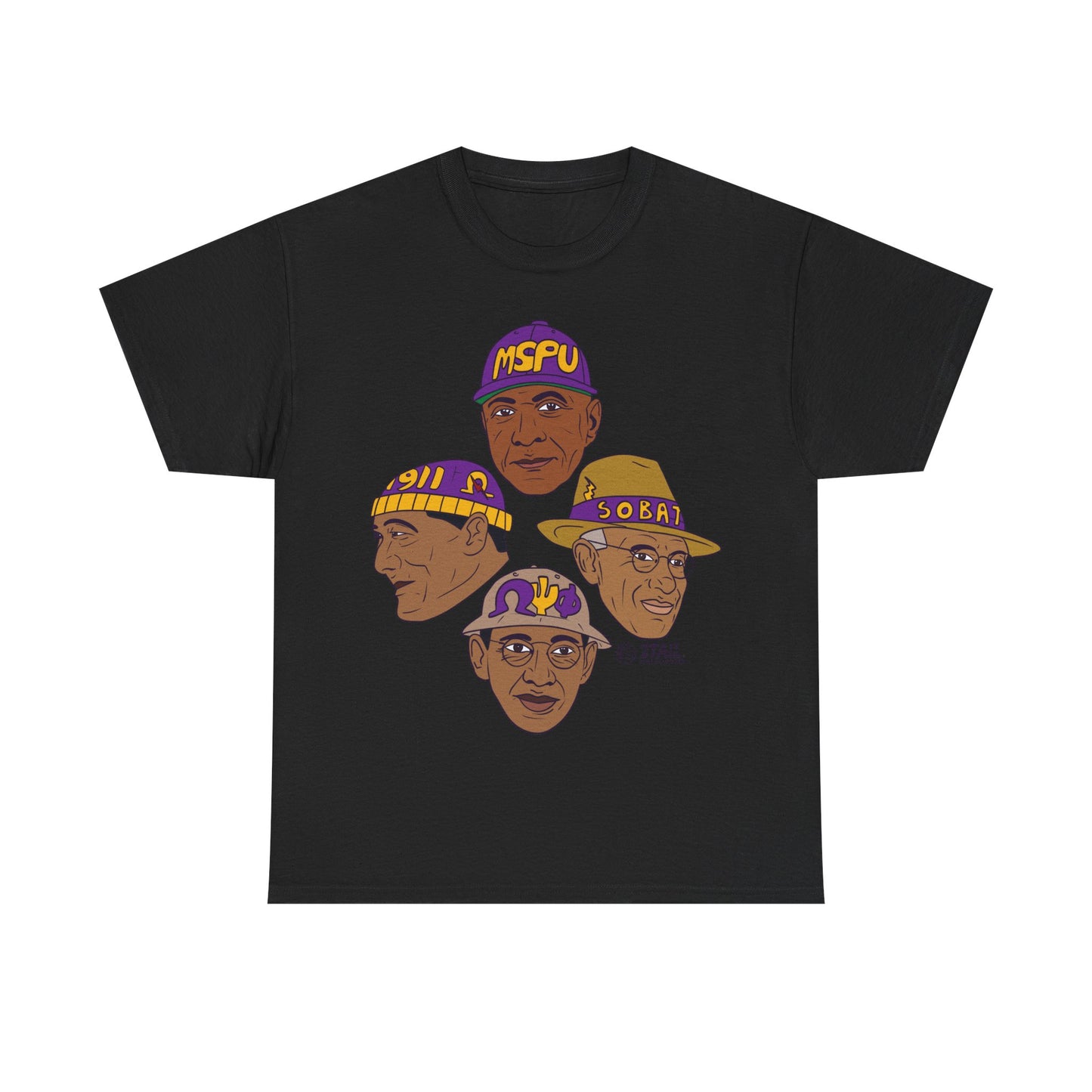 O Most Noblemen of Omega Psi Phi - Unisex Heavy Cotton Tee