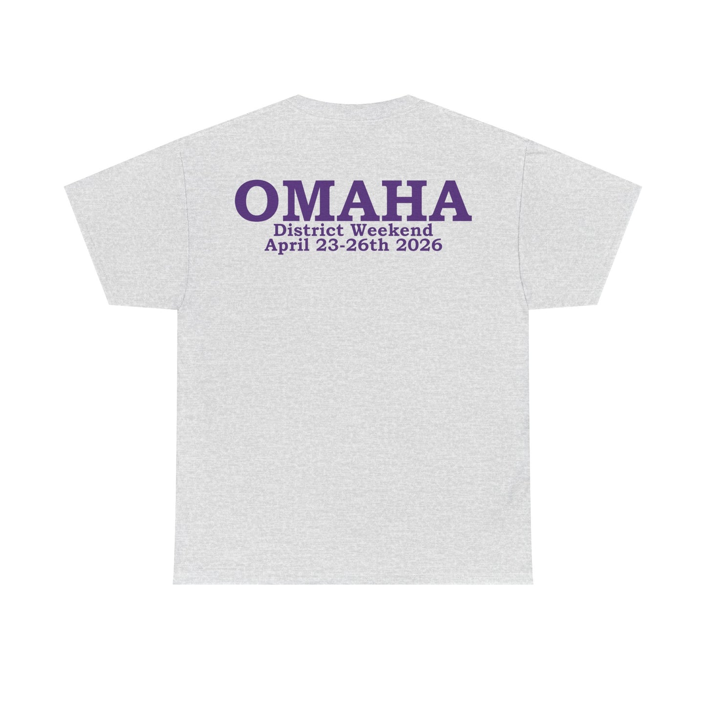 2026 Eighth District of Omega Psi Phi - Unisex Heavy Cotton Tee
