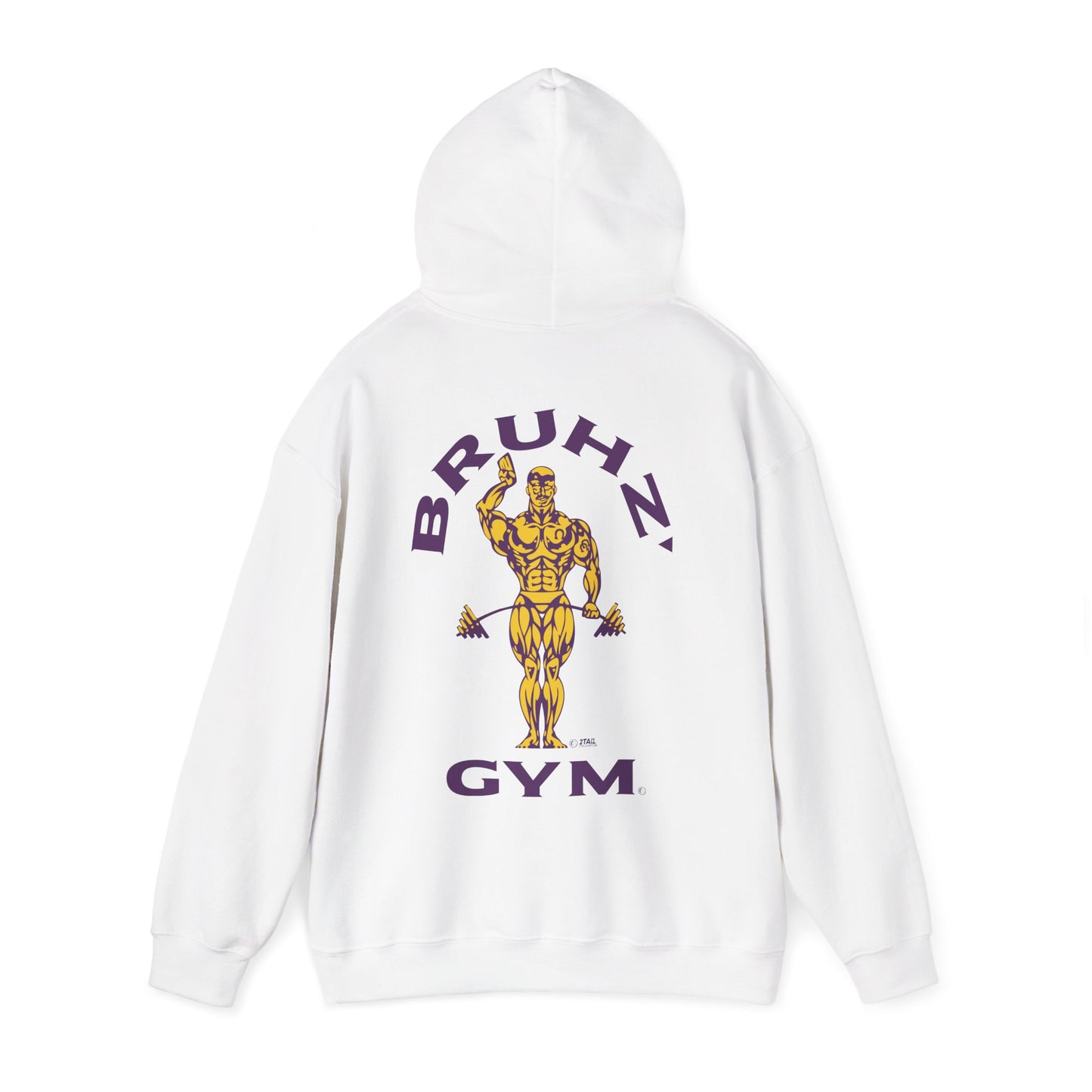 Bruhz' Gym Double Sided Multicolor - Unisex Heavy Blend™ Hooded Sweatshirt