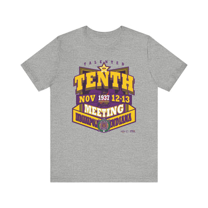 1937 Meeting for the 10th District of Omega Psi Phi- Unisex Jersey Short Sleeve Tee