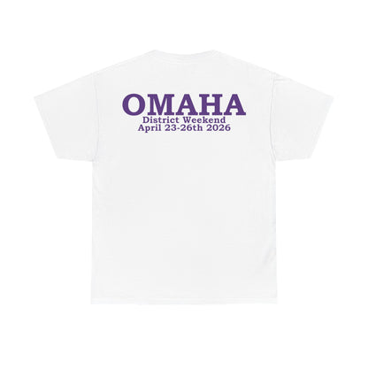 2026 Eighth District of Omega Psi Phi - Unisex Heavy Cotton Tee