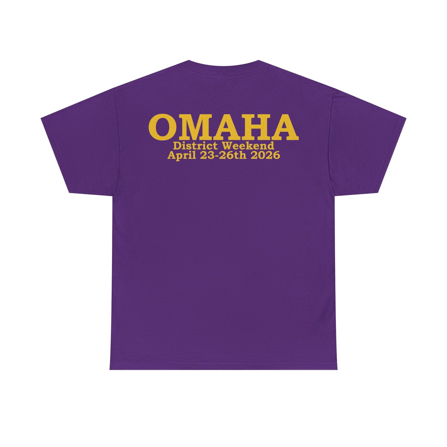2026 Eighth District of Omega Psi Phi - Unisex Heavy Cotton Tee